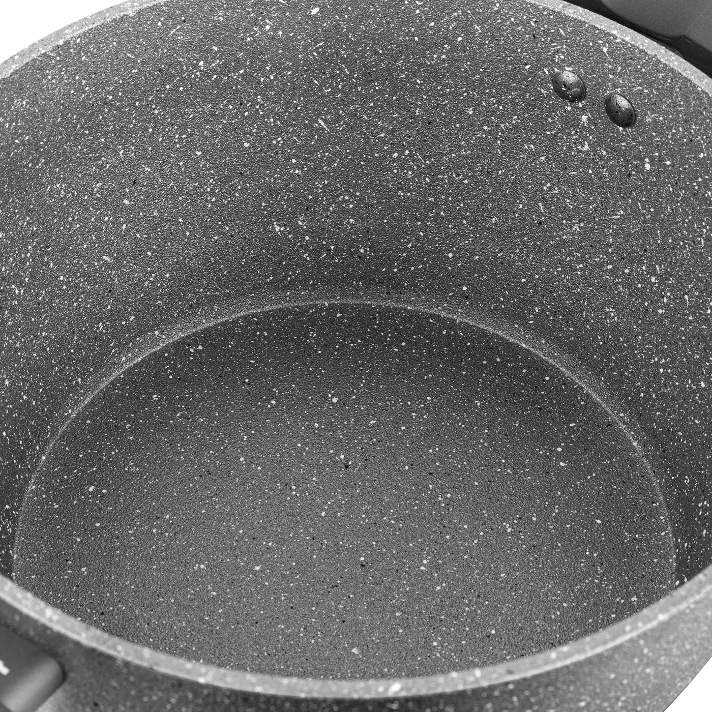 Garnek kamienny z pokrywką na indukcję i gaz Florina Lava Stone 16 cm 1,2 l
