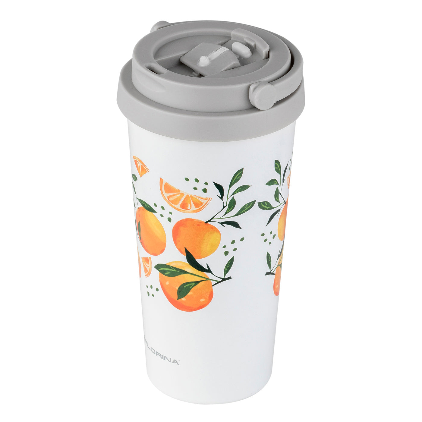 Kubek termiczny nierdzewny Florina Orange 500 ml