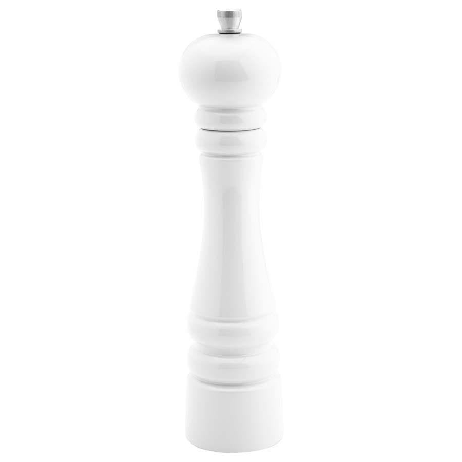 MŁYNEK DREWNIANY KLASYCZNY 32 CM BIALY