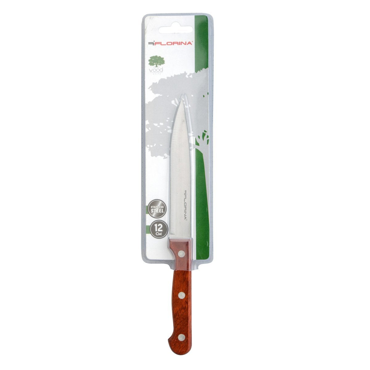 Nóż uniwersalny Stalowy Florina Wood 12 cm