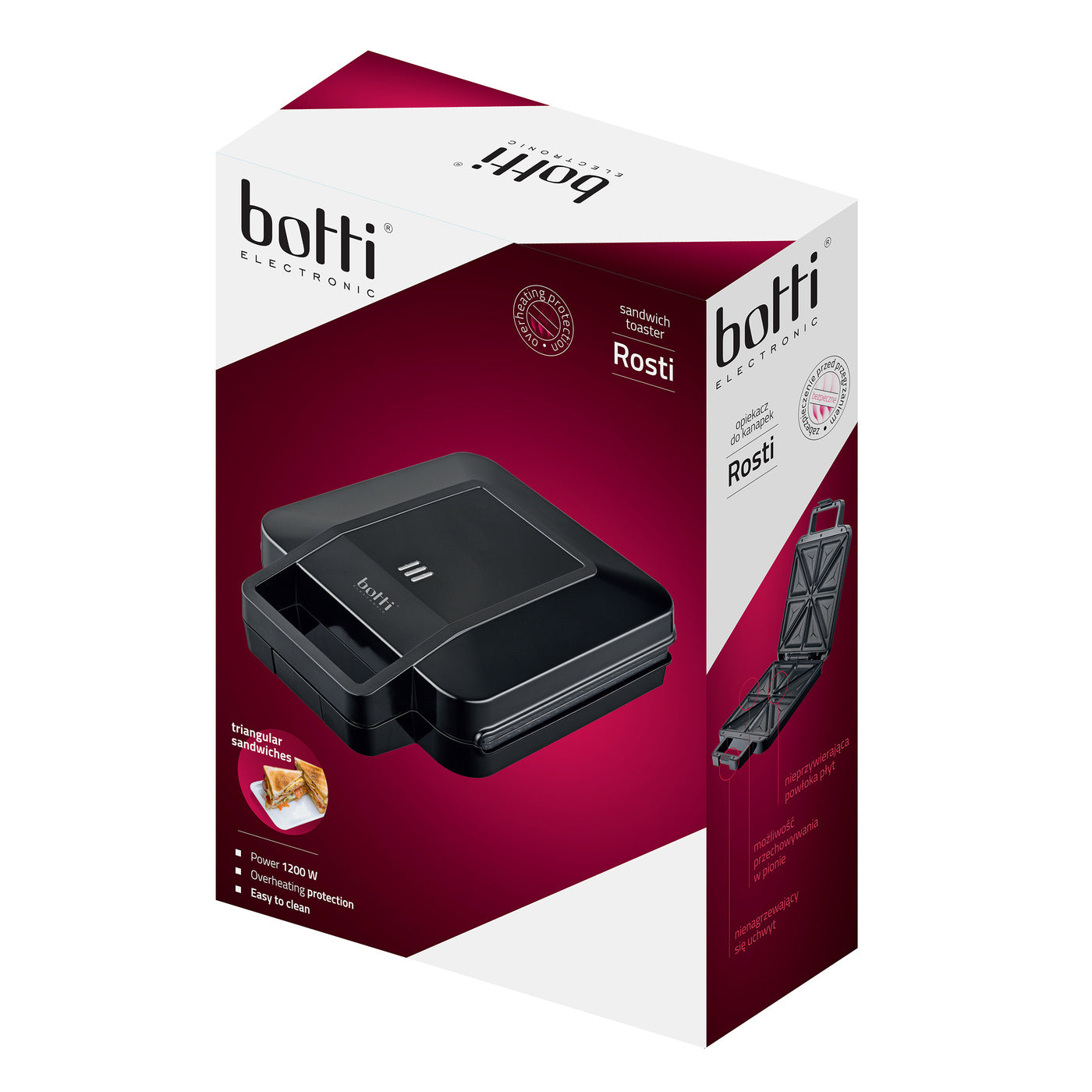 Бутербродниця Botti Electronic Rosti