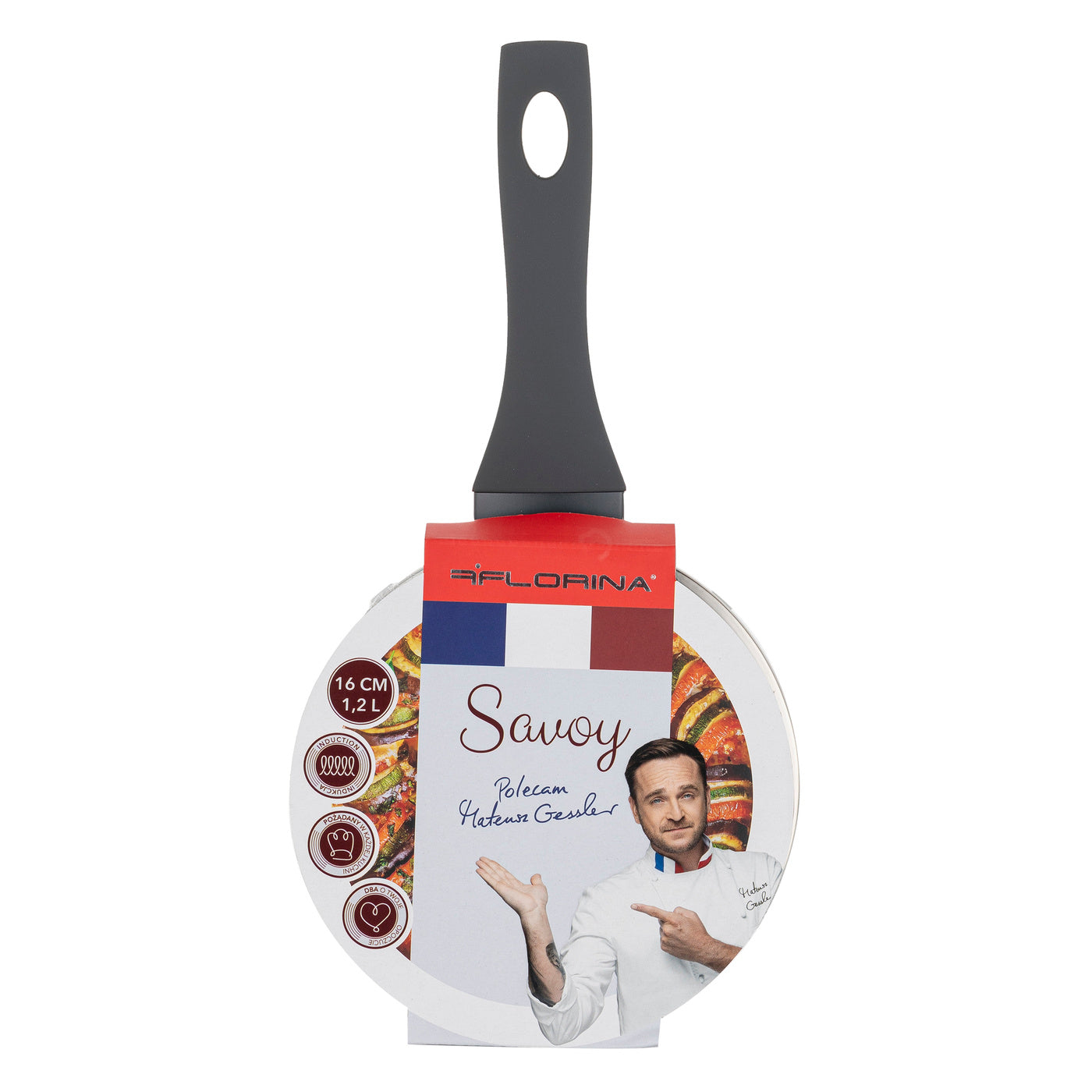 Rondel aluminiowy Florina Savoy by Mateusz Gessler 16 cm 1,3 l