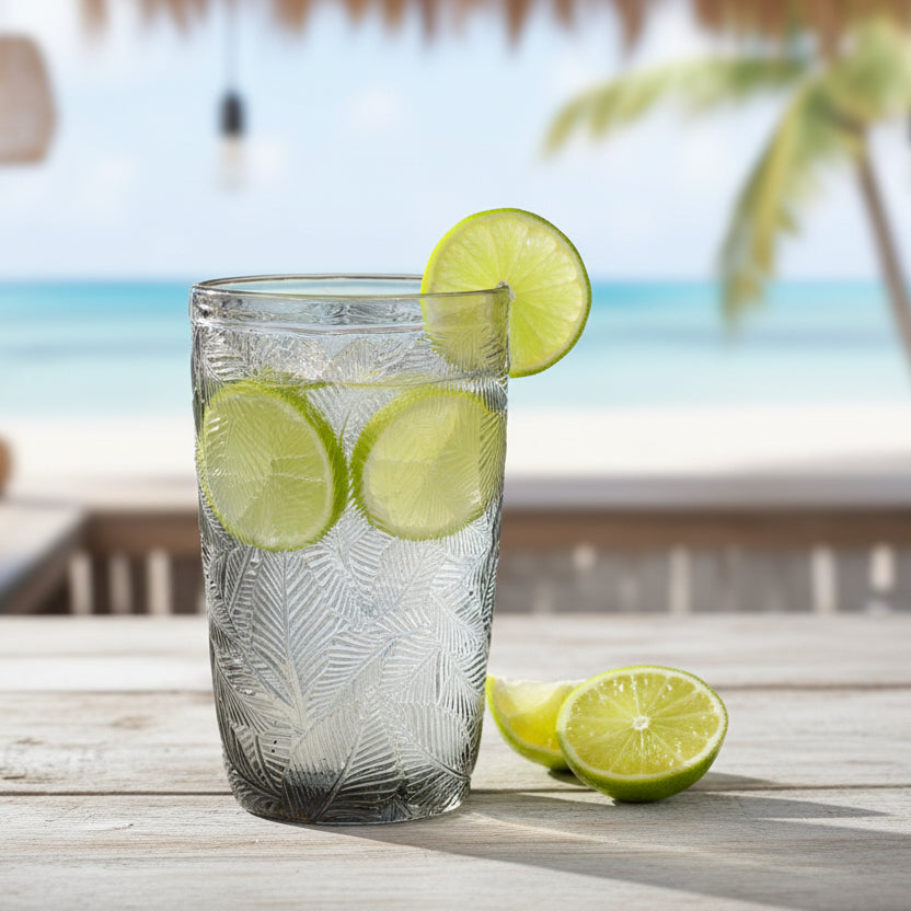 Szklanka Long Drink Florina Tropic 380 ml szara