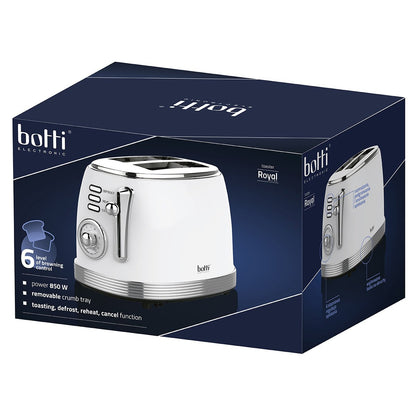 Toster opiekacz do grzanek 2-komorowy Botti Electronic Royal Line 850 W